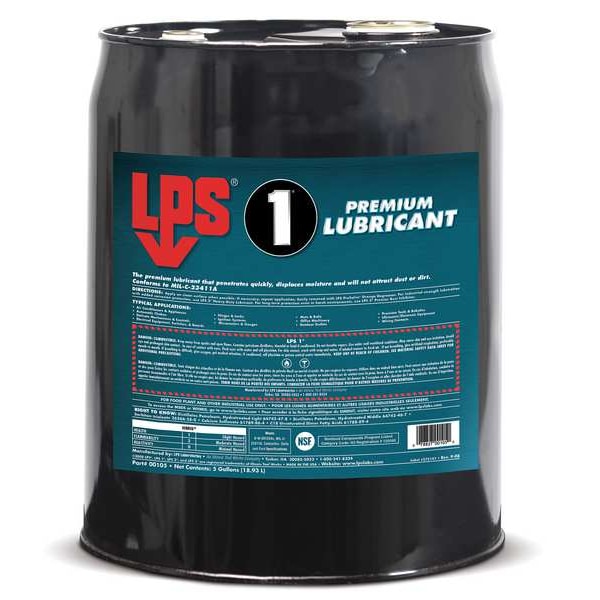 Lps LPS 1 Greaseless Lubricant, 5 Gal. 00105 Zoro