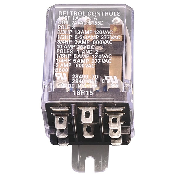 York PlugIn Heat Relay, 24V, 3 Pole S129403551 Zoro