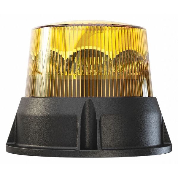 J.W. Speaker LED Strobe Light, Amber, w/Magnet, 12/80V