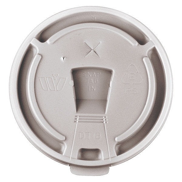 Genuine Joe Foam Cup Lids, White, 12Oz16Oz, PK1000 GJO58555 Zoro