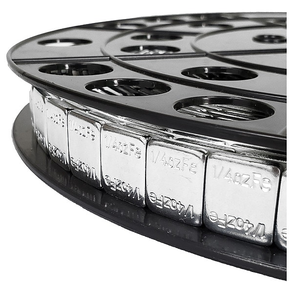 Counteract Wheel Weight Roll, Adhesive, Coated, 0.25oz SAWW12R Zoro