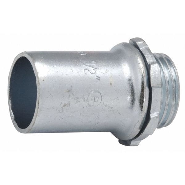 Raco Connector, Emt Indenter, 1/2", Steel 1972 Zoro
