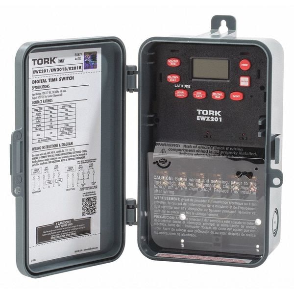 Nsi Industries Astronomic Digital Timer, 2 Channel Brck (Enclosure Not