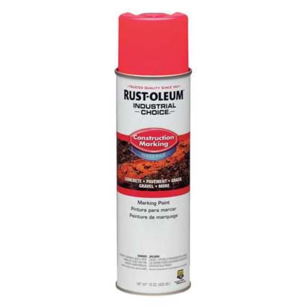 Rust-Oleum Construction Marking Paint, 17 oz., Fluorescent