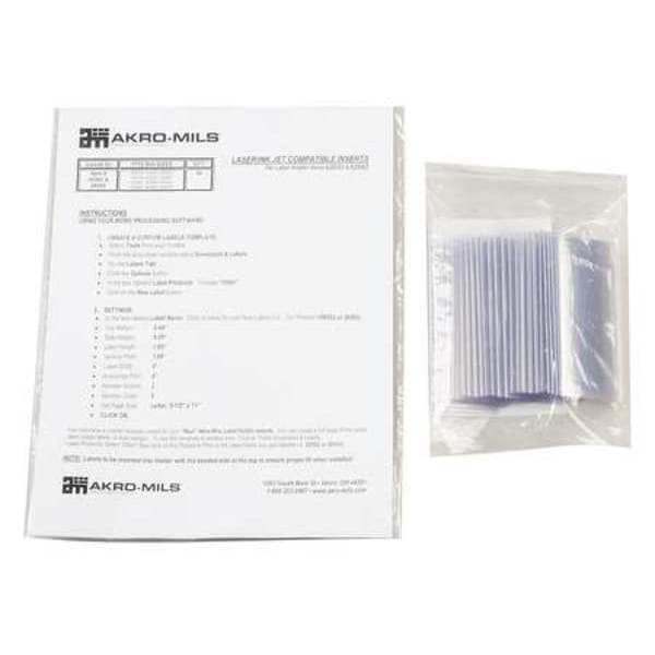 Akro-Mils Card Stock Holder, 1-3/4 x 4 In., PK25 29302 | Zoro