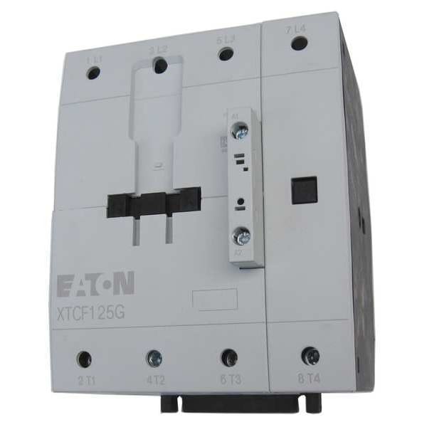Eaton IEC Magnetic Contactor, 4 Poles, 24 V AC, 80 A, Reversing: No XTCF125G00T