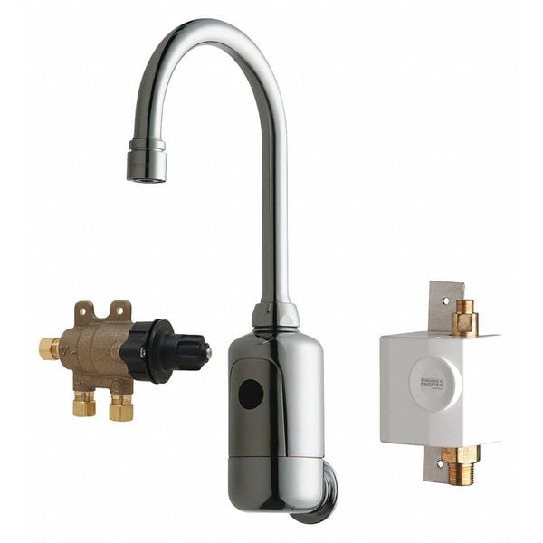 Chicago Faucet Electronic Sensor Single Hole Mount, 1 Hole Hytronic