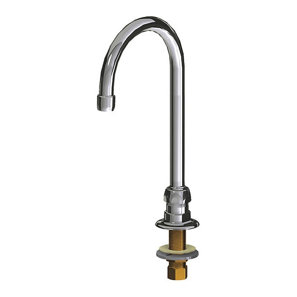 Chicago Faucet Remote Rigid/Swing Gooseneck Spout 626E35ABCP Zoro