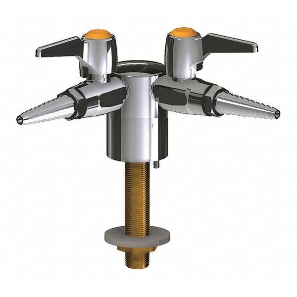 Chicago Faucet Turret With Two Ball Valves 982VR909CAGCP Zoro