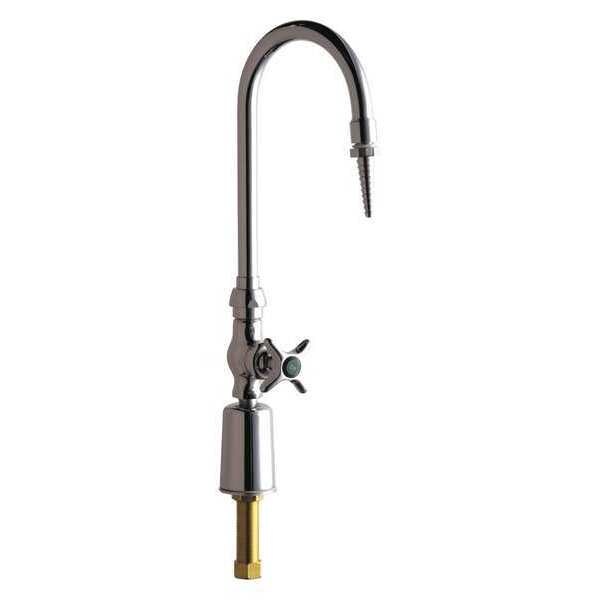 Chicago Faucet Turret With Single Inlet Cold Water 985-BCP | Zoro