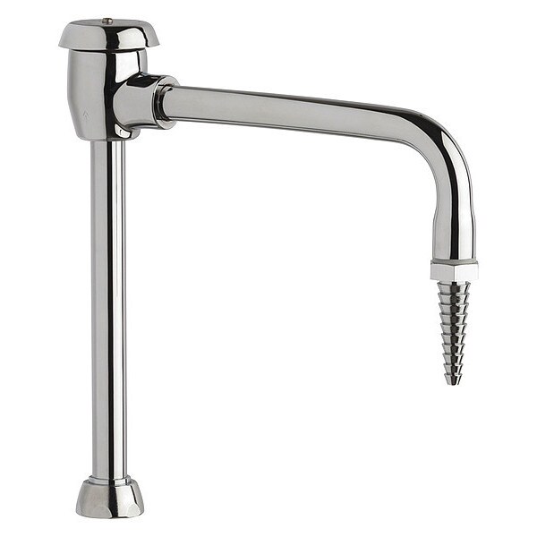 Chicago Faucet 8In Rigid / Swing Gooseneck Spout GN8BVBE7JKCP Zoro