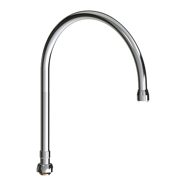 Chicago Faucet 10In Gooseneck Swing Spout GN10BE7SWGJKCP Zoro