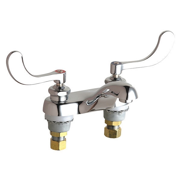 Chicago Faucets 802VE34VP317ABCP 184.37 DualHandle 4" Mount