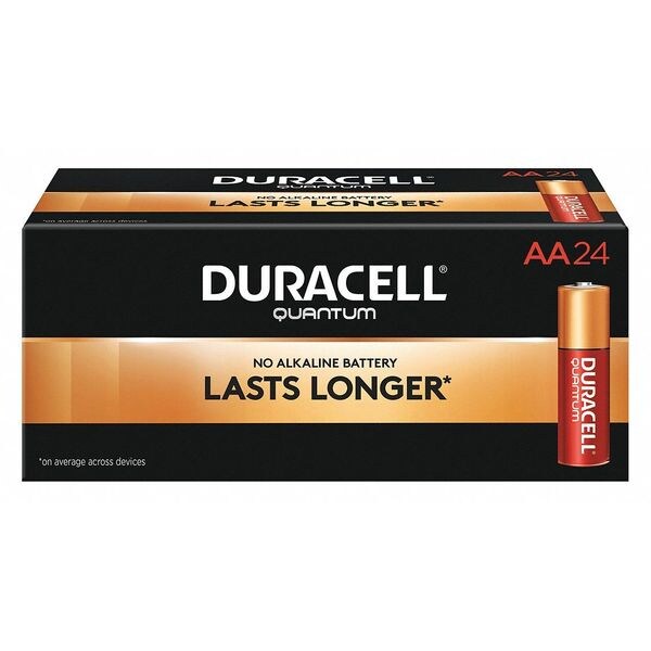 Duracell Duracell Quantum AA Alkaline Battery, 24 PK, 1.5V DC QU1500BKD