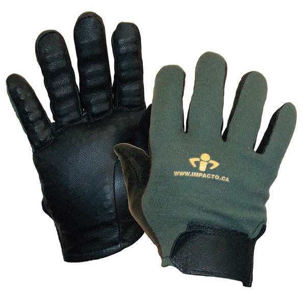 Impacto AntiVibration Gloves, Leather, L, PR US42040 Zoro