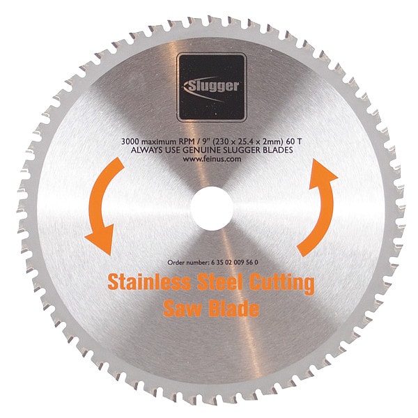 Fein MCBL09SS 116.00 Circular Saw Blades, Stainless Steel, 9 in