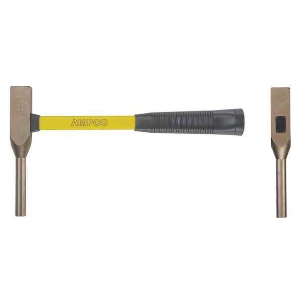 Ampco Safety Tools Backing Out Hammer, Non-Spark, 3/8 in Dia H-34FG