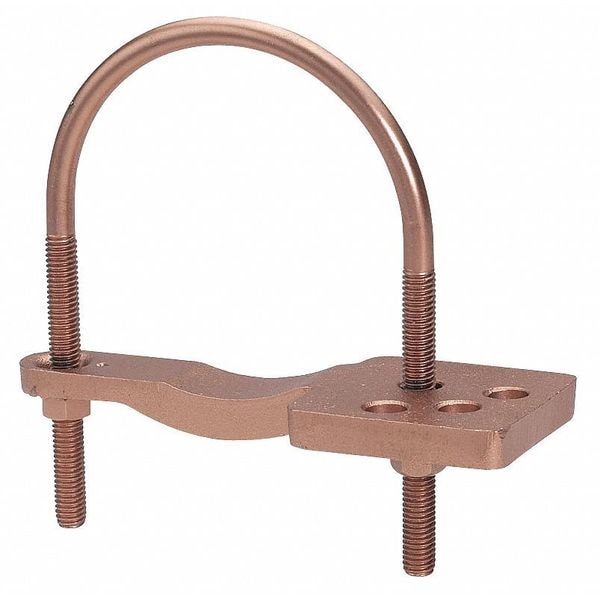 Burndy GAR3904TC 173.84 Pipe Ground Clamp, 6.5In