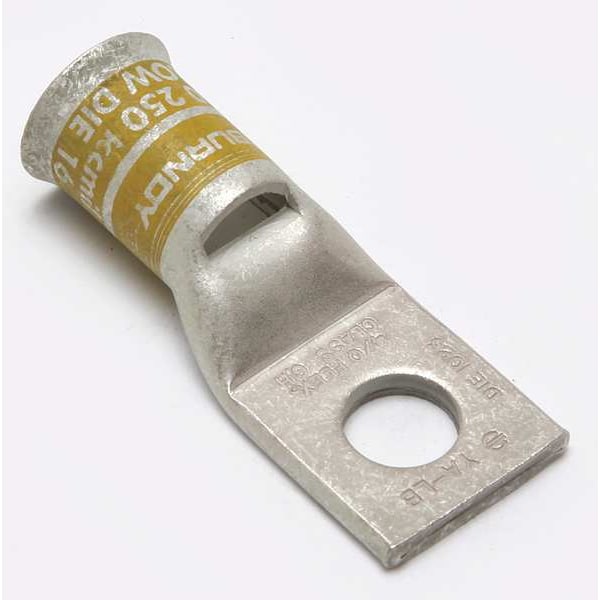 Burndy One Hole Lug Compress Connector, 4/0 AWG YA29LB | Zoro