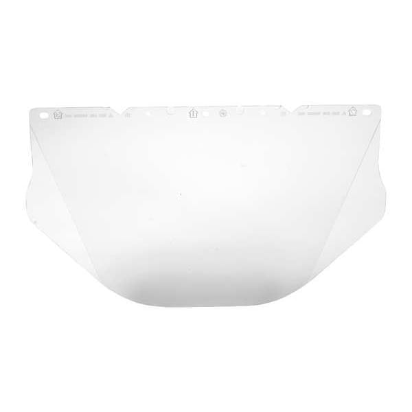 Msa Safety V-Gard Visor, Contoured, Clear PC (9.5″x17″x.04″) 10115863 Msa Safety