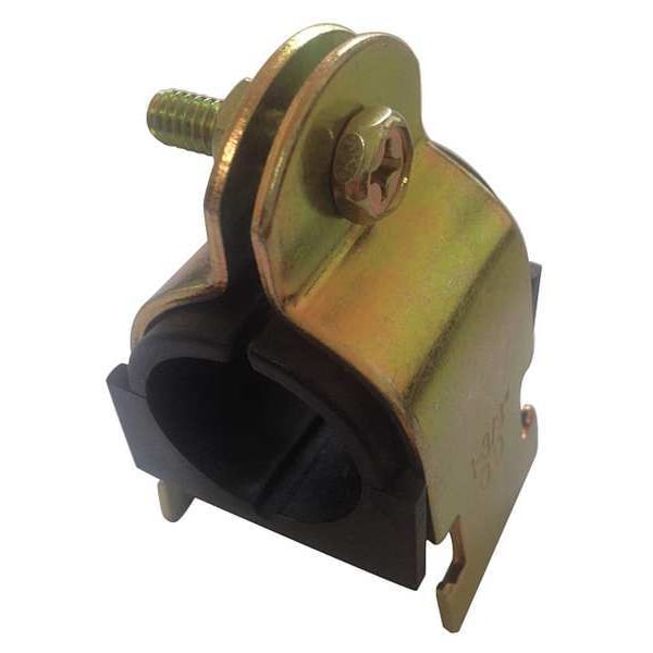 Zoro Select 22FP76 $1.39 Cushioned Clamp, 3/4In, Galv Gold Steel | Zoro.com