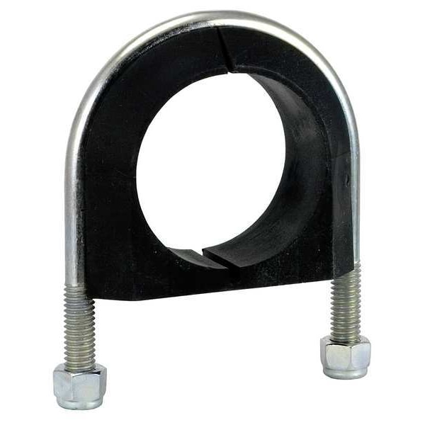 Zsi U Bolt Cushion Clamp, Zinc, 10 In Nom Pipe UB10PA