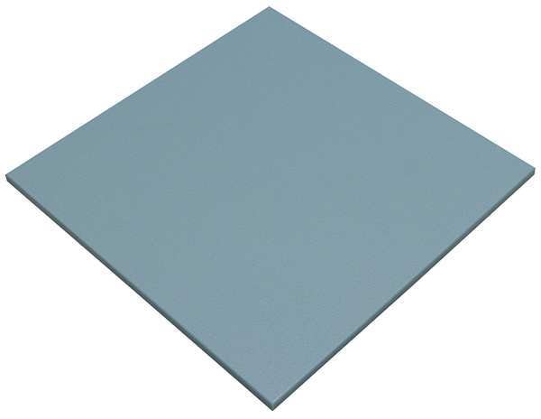 Zoro Select Blue HDPE Cutting Board 12" L x 24" W x 0.500" Thick 22JM69