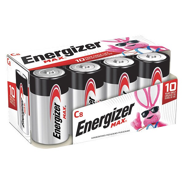 Energizer E93fp 8 15 84 Energizer Max C Alkaline Battery 8 Pk 1 5vdc Zoro Com