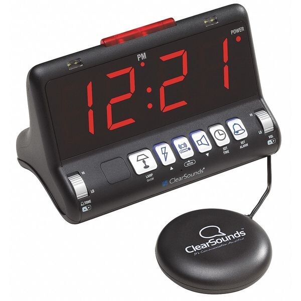 Clearsounds Alarm Clock, Hard of Hearing CSSW200 Zoro
