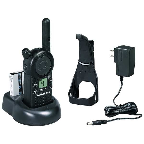 Motorola Two Way Radio, UHF, 1 Watt, 450 to 470 MHz CLS1410 Zoro