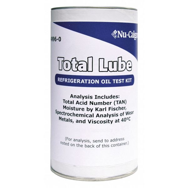 NuCalgon Refrigeration Oil Analysis Kit 49960 Zoro