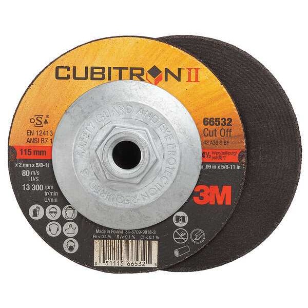 3m 6 52 Abrsv Cut Off Wheel T27 4 1 2in 5 8in 11 Zoro Com