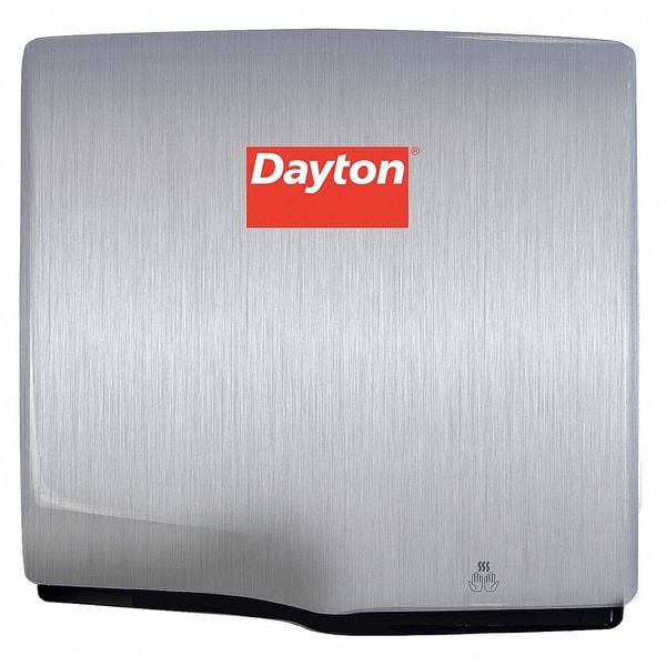 Dayton Stainless steel, Yes ADA, Automatic Hand Dryer 22UZ67 Zoro