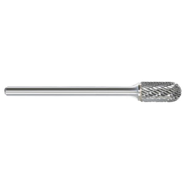 Zoro Select Carbide Bur, Radius End, 3/8 In, 1/4 Shank 310