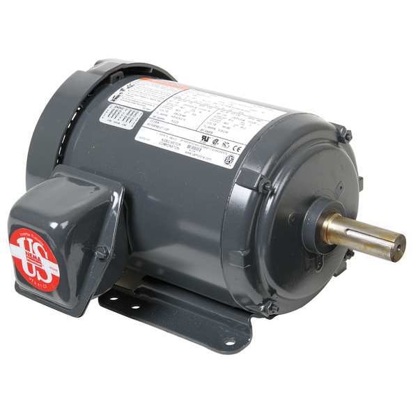 U.S. Motors Three-Phase General Purpose Motor, 2 HP, 145T