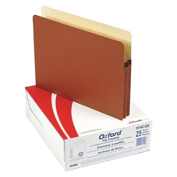 Pendaflex Expandable File Folder 81/2 x 11" Red, 13/4" Expansion