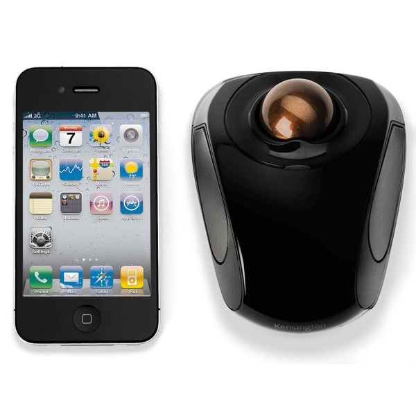 Kensington Trackball Mouse, Wireless, Black K72352US | Zoro