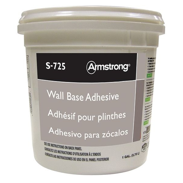 Armstrong FP00725408 134.44 Wall Base Adhesive, 1 gal., PK4