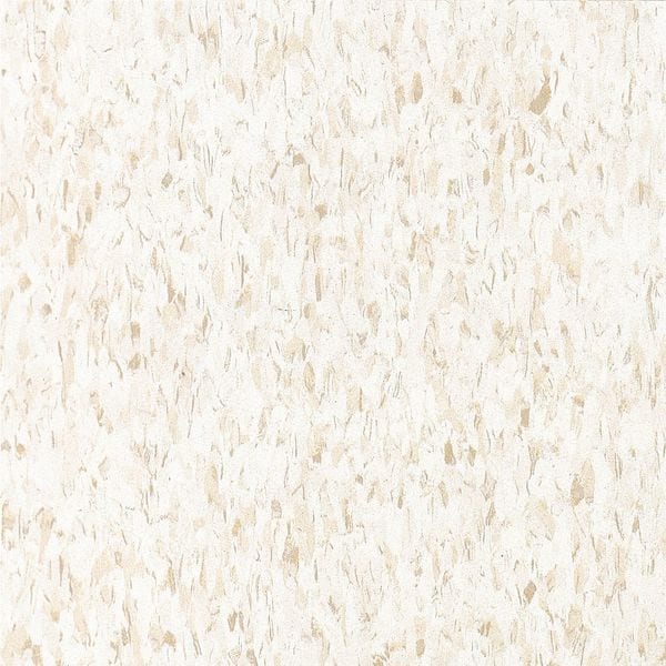 biofrap★ Armstrong Vinyl Composition Tile, 45sq.ft, Whte, PK45