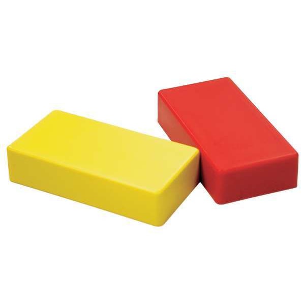 Master Magnetics Holding Magnet, Red, Yellow, PK2 7276 | Zoro