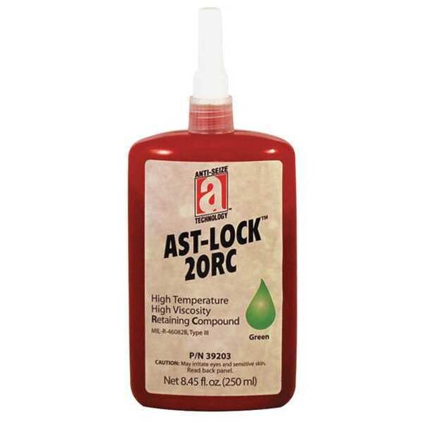 AntiSeize Technology Retaining Compound, 20RC Series, Green, Liquid