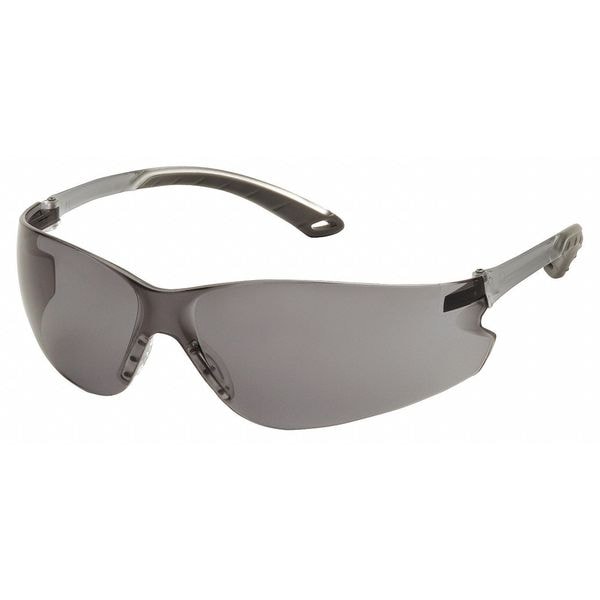 Pyramex S5820ST 3.77 Safety Glasses, Wraparound Gray Polycarbonate