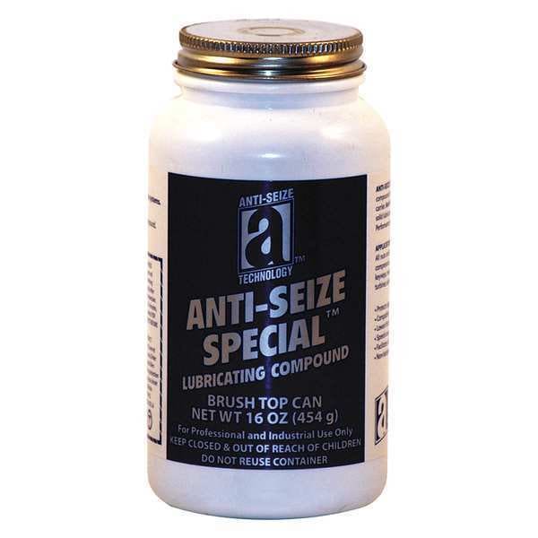 AntiSeize Technology Anti Seize, Aluminum, 16 oz Brush Top 18018 Zoro