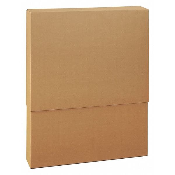 Partners Brand 48 1/2 in x 6 1/2 in x 38 in Telescopic Box, Kraft, Corrugate, Single Wall, 44 ECT, 10 PK T48638OUTHD - main
