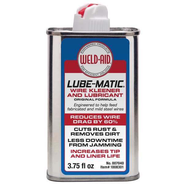 WeldAid LUBEMATIC® 007040 Wire Kleener and Lubricant Liquid for