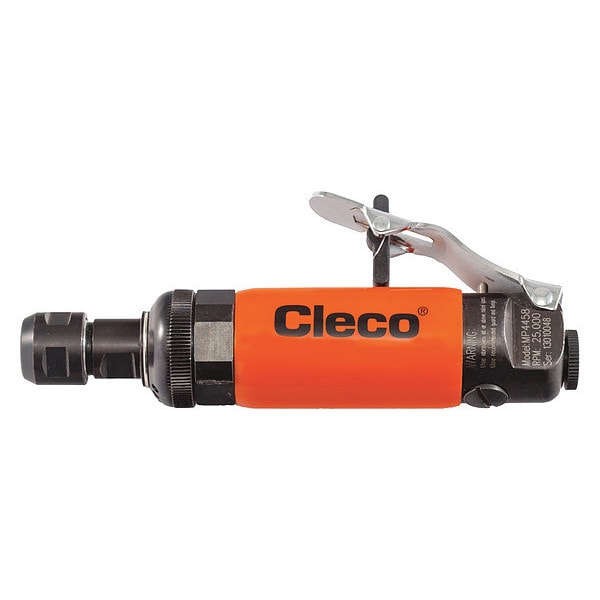 Cleco Straight Die Grinder, 1/4 in NPT Female Air Inlet, 1/4 in Collet