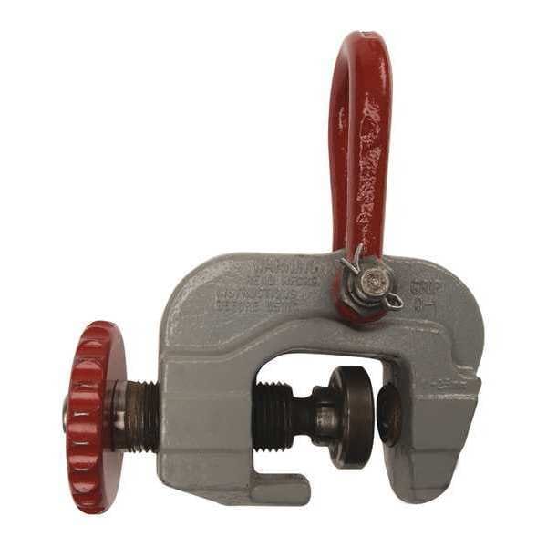 Campbell 6421000 604.52 SAC (Screw Adjusted Cam) Plate Clamp, 0" 1