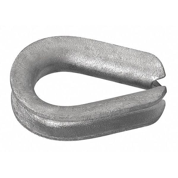 Campbell Chain & Fittings 3/8" Heavy Wire Rope Thimble, Galvanized
