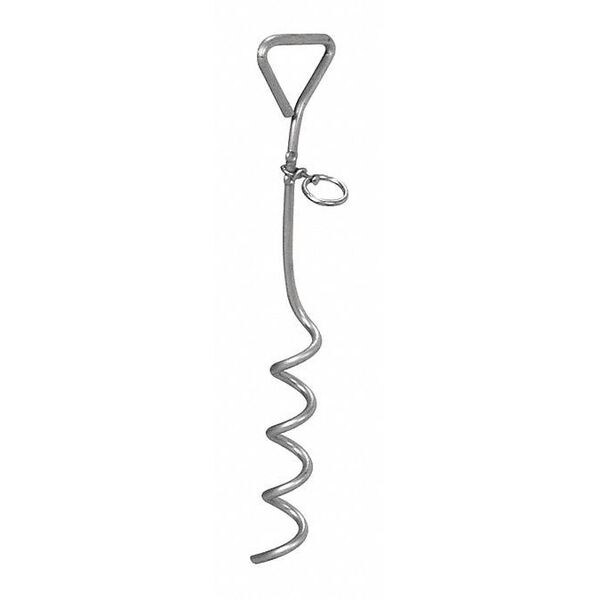Campbell Chain & Fittings 151/2In Spiral Tieout Stake Zinc Plated ...