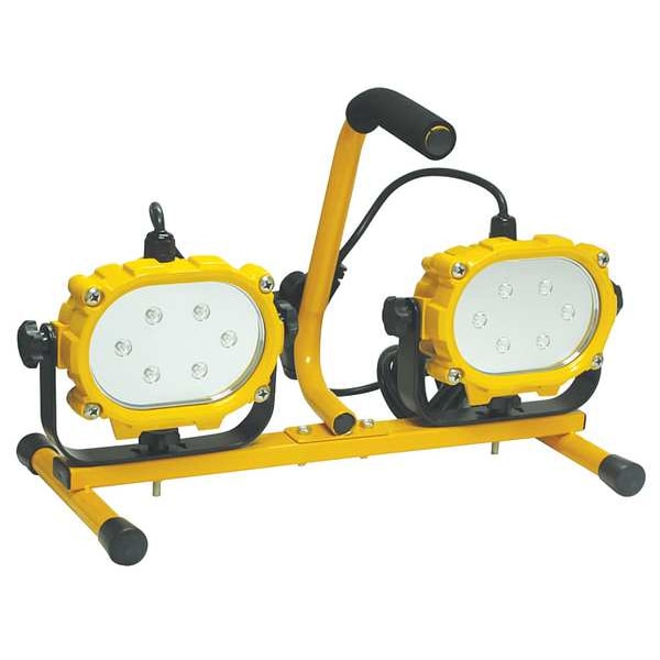 Lumapro LUMAPRO LED Yellow Temporary Job Site Light 24K352 Zoro
